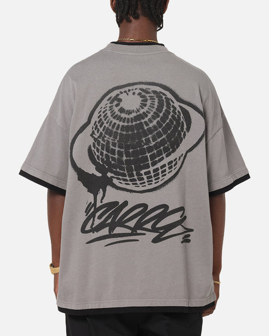 Carre Worldwide Layered T-Shirt Grey/Black | Culture Kings USAfterpayKlarnaAmerican ExpressApple PayDiners ClubDiscoverGoogle PayMastercardPayPalShop PayVenmoVisa